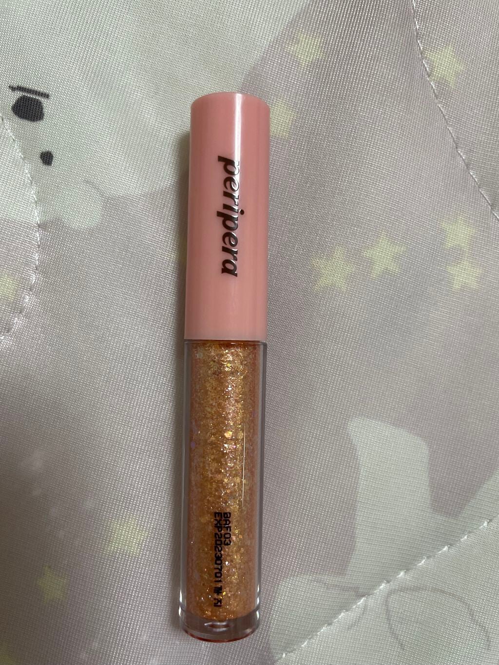 シュガー トゥインクル リキッド グリッター/PERIPERA/グリッターを使ったクチコミ(6枚目)