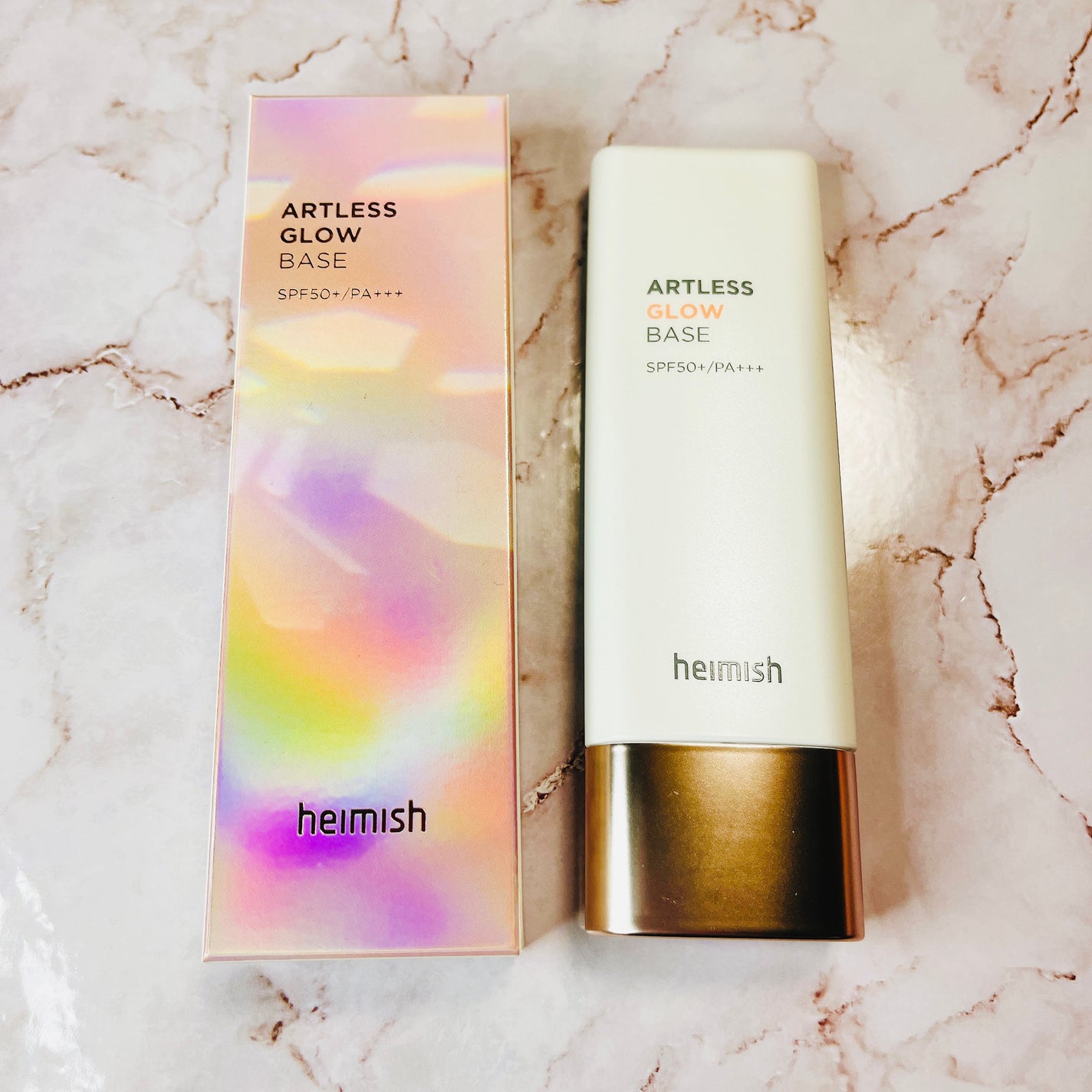 アートレスグロウベース/heimish/化粧下地を使ったクチコミ(4枚目)