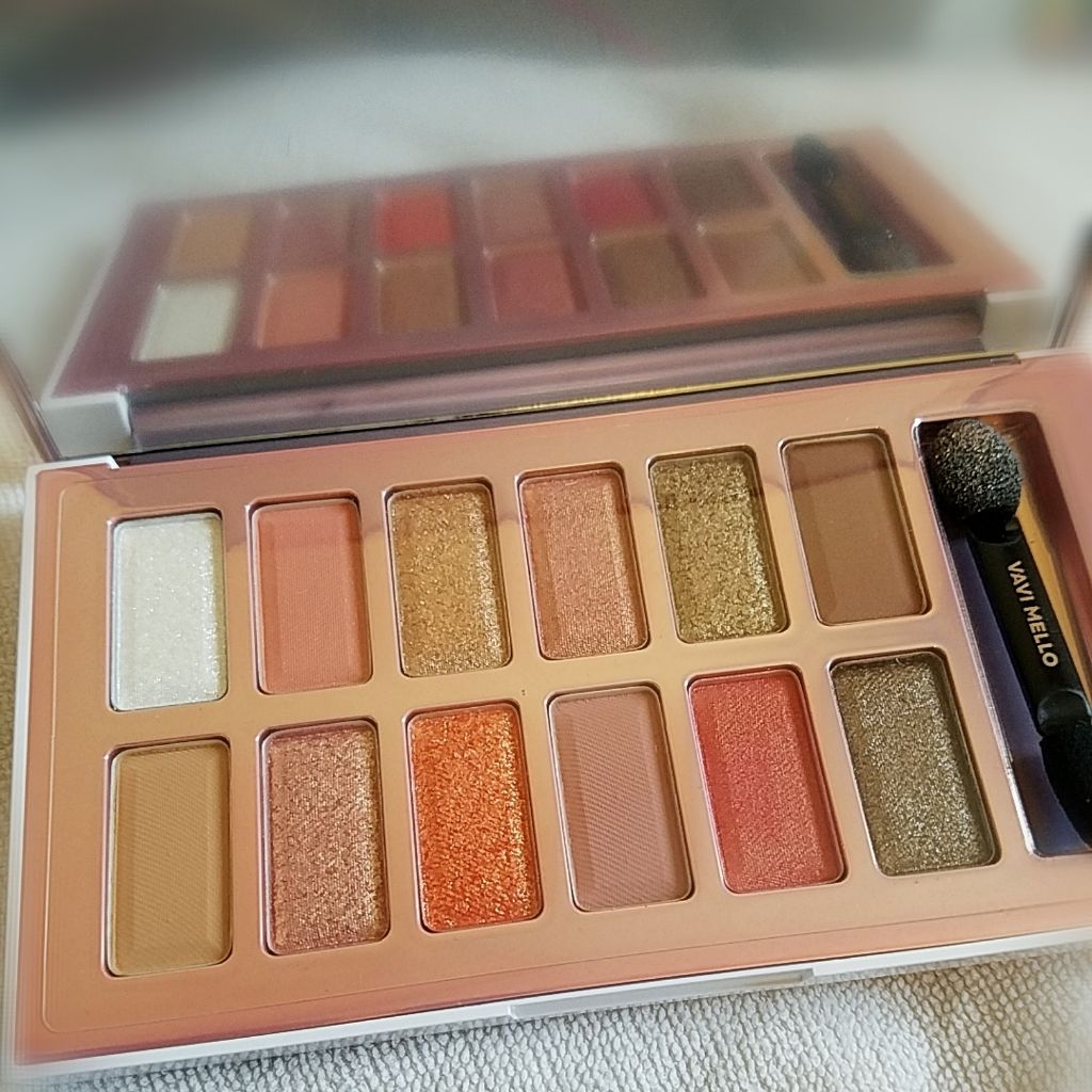 バレンタインボックス2 ピーチパレット/VAVI MELLO/アイシャドウパレットを使ったクチコミ(3枚目)