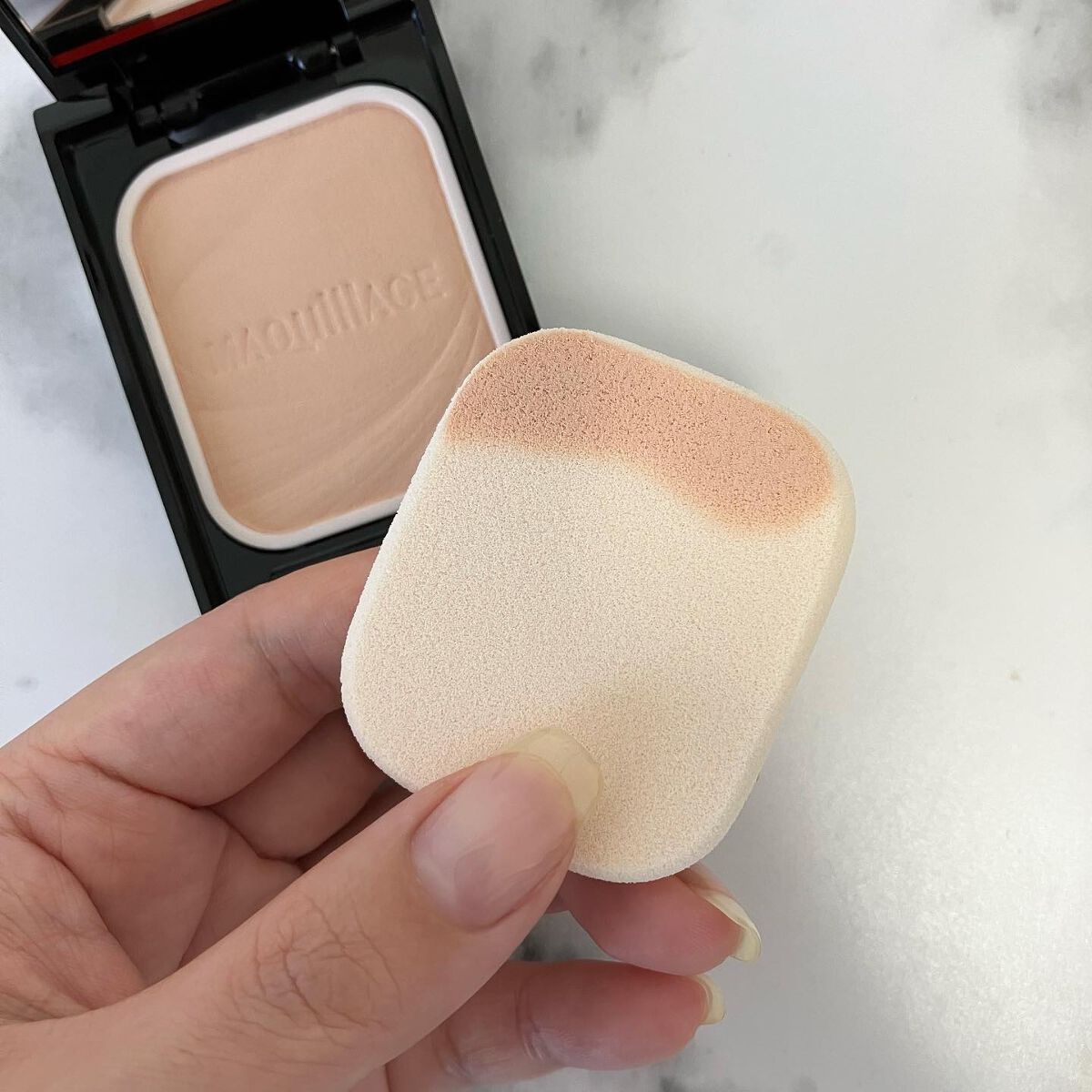 ドラマティックパウダリー EX/マキアージュ/パウダーファンデーションを使ったクチコミ(5枚目)