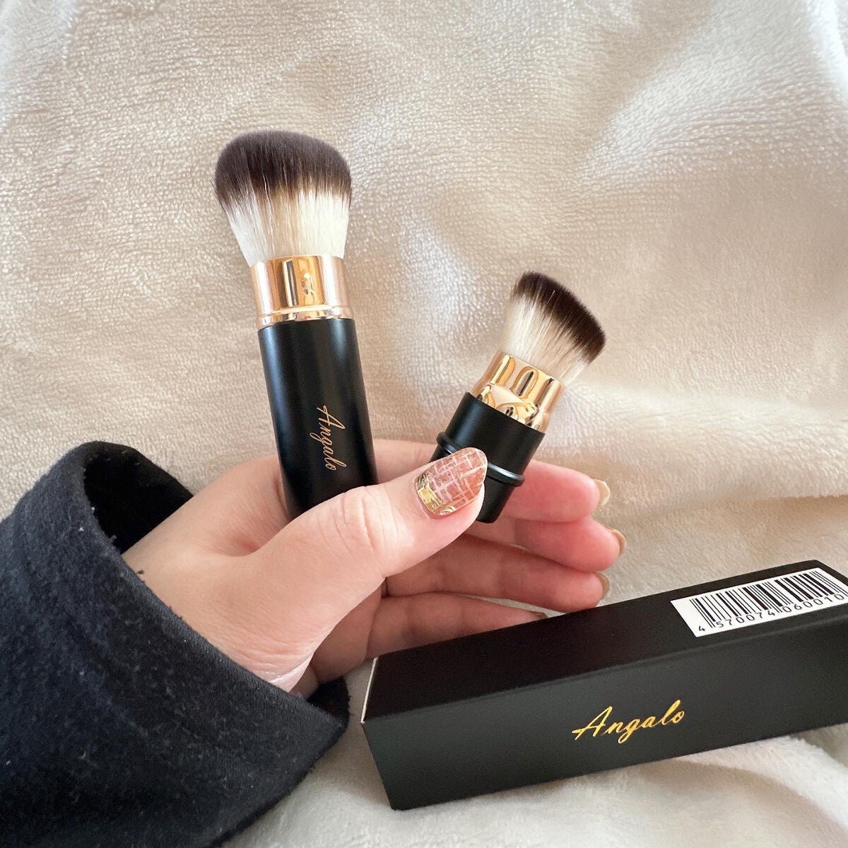 2way メイクブラシ/Angalo/メイクブラシを使ったクチコミ(4枚目)