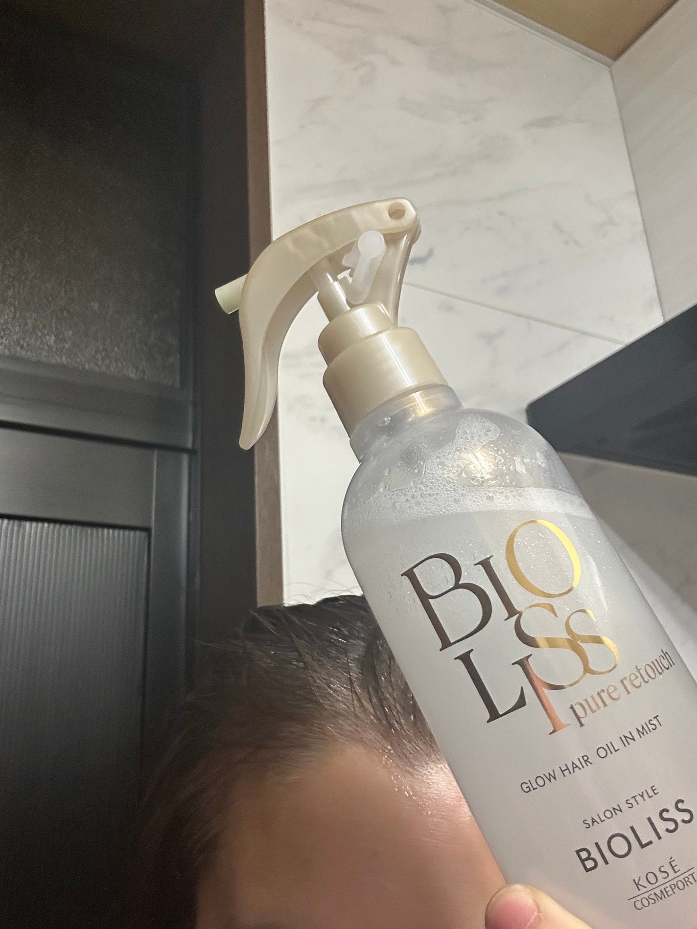 SS ビオリス ピュアレタッチ グロウヘア オイルインミスト/SSビオリス/アウトバストリートメントを使ったクチコミ(5枚目)