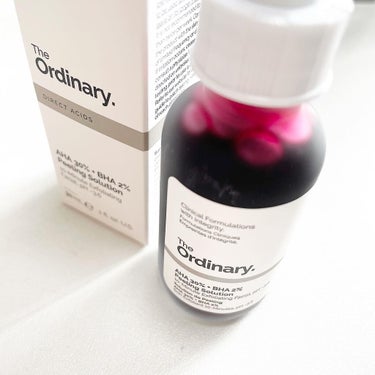 The Ordinary AHA 30% + BHA 2% Peeling Solutionのクチコミ「🩸【 The Ordinary 】即効性 血みどろピーリング  🩸

━━━━━━━━━━━━.....」（3枚目）