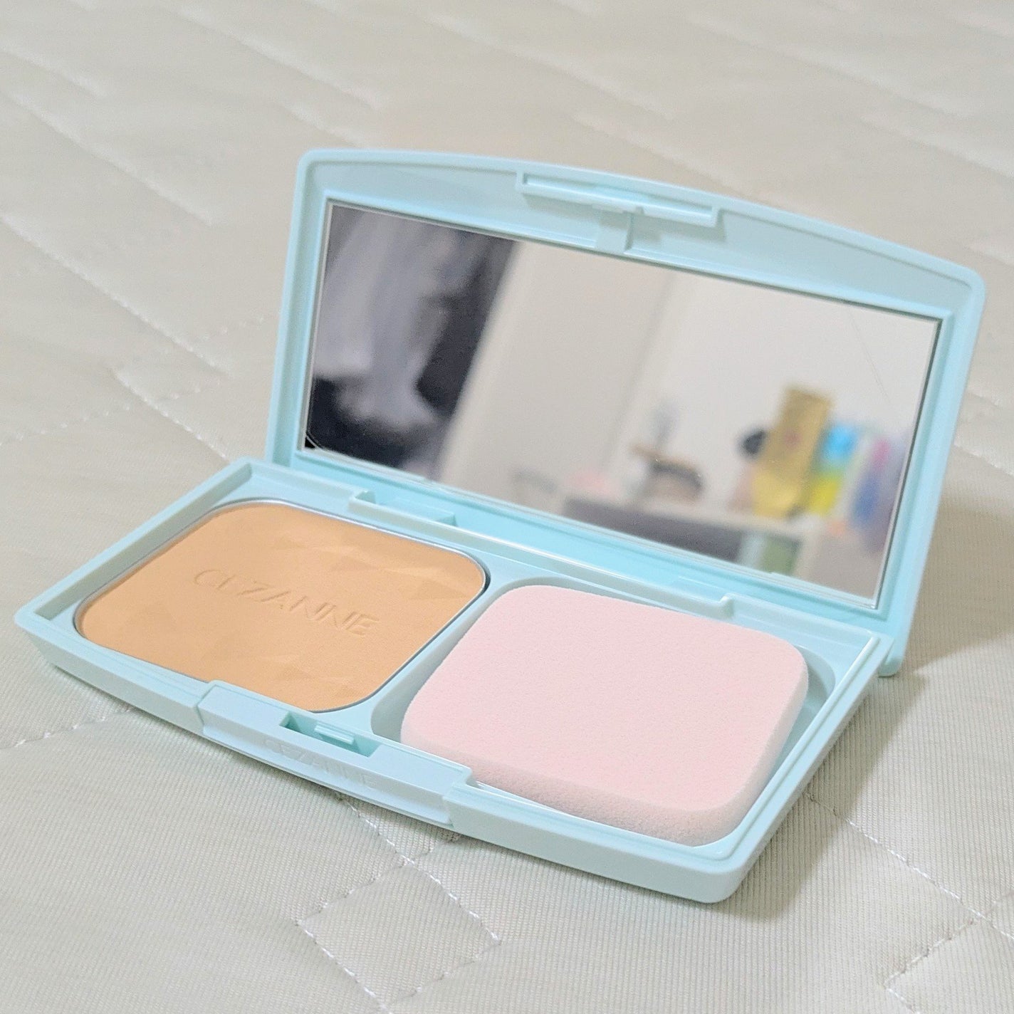 UVファンデーション EXプラス/CEZANNE/パウダーファンデーションを使ったクチコミ(1枚目)