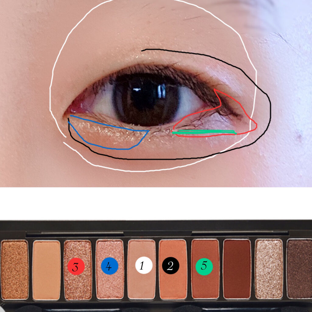 プレイカラー アイシャドウ/ETUDE/アイシャドウパレットを使ったクチコミ（2枚目）