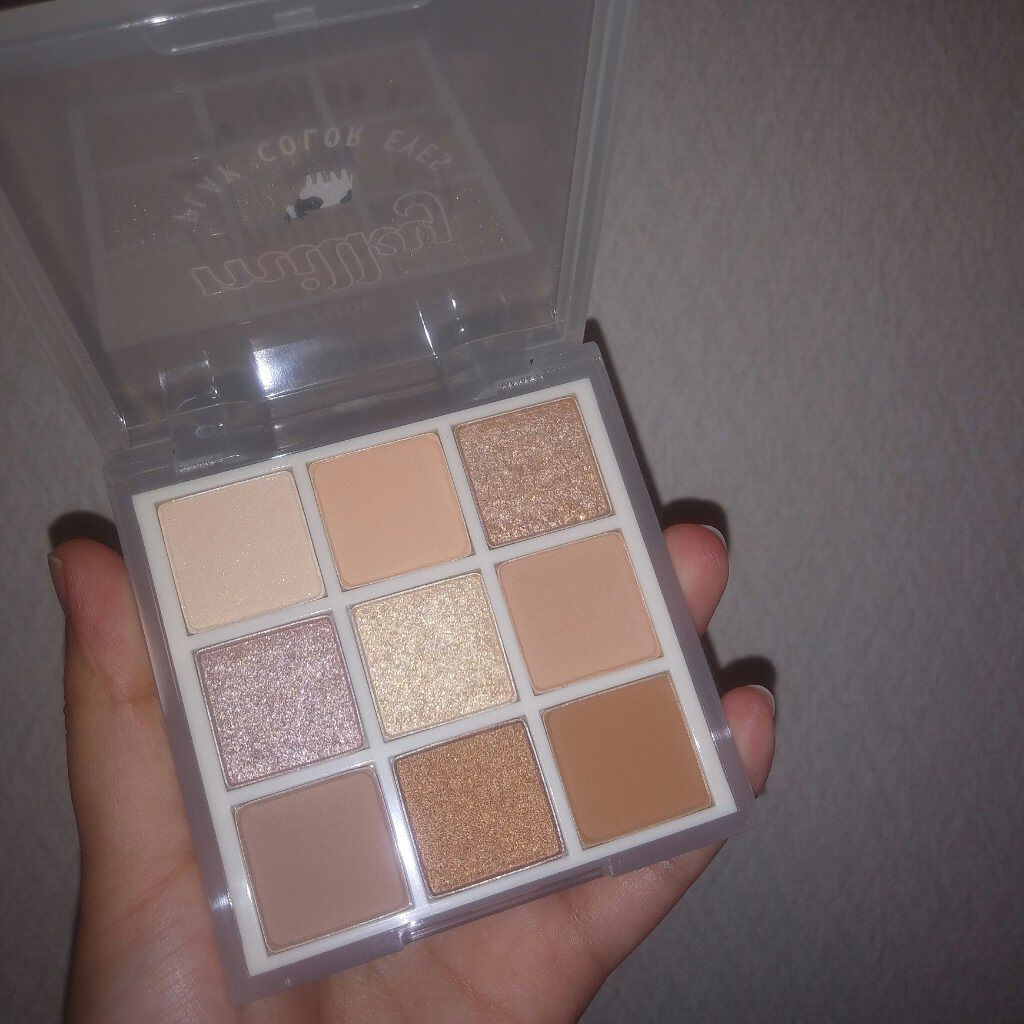 プレイカラーアイズ ≪ミルキーコレクション≫ バナナミルク/ETUDE/アイシャドウパレットを使ったクチコミ（1枚目）