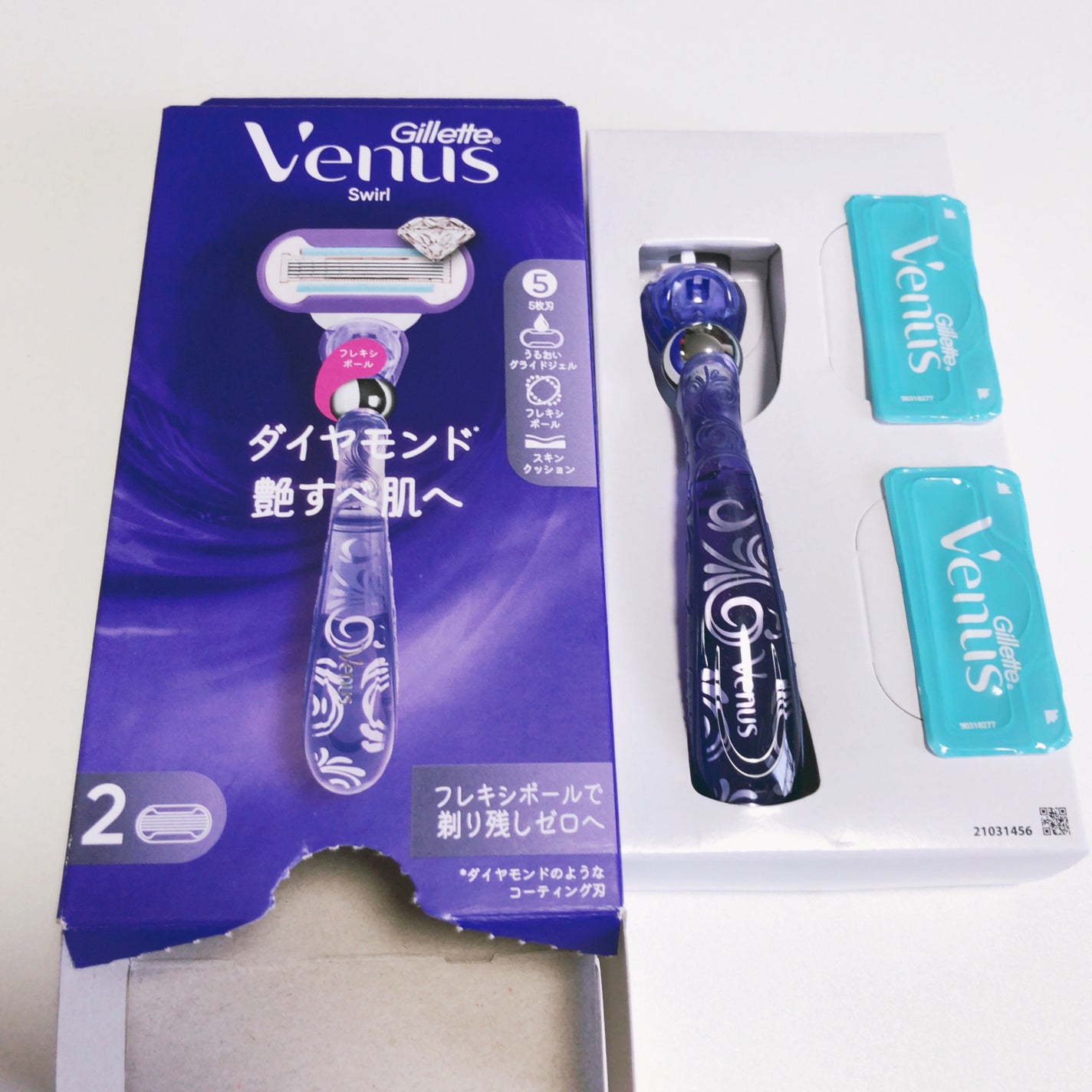 スワール 艶すべ肌/Gillette Venus/シェーバーを使ったクチコミ(4枚目)