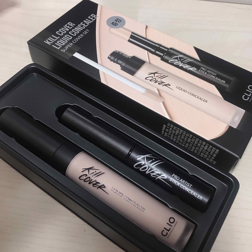 キル カバー リキッド コンシーラー/CLIO/リキッドコンシーラーを使ったクチコミ（1枚目）