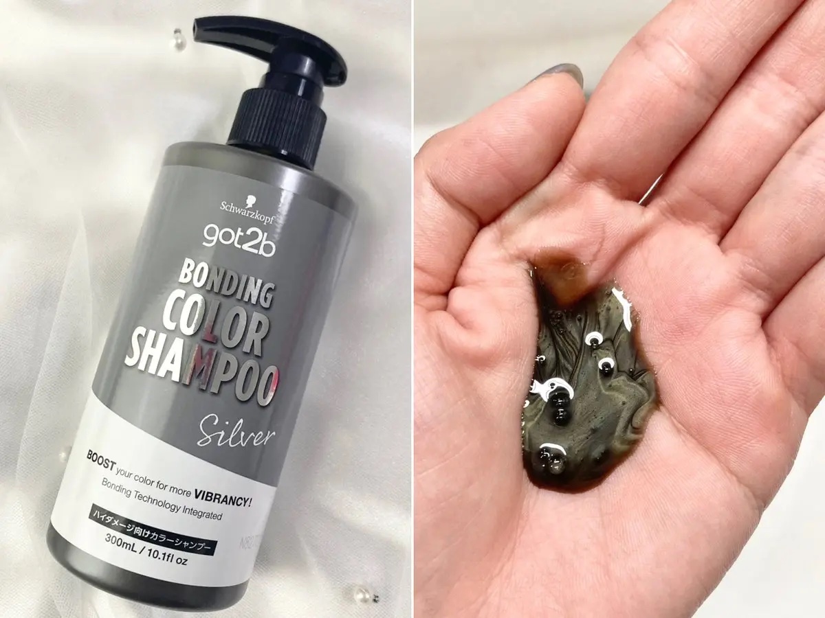 ボンディング・カラーシャンプー シルバー/got2b/市販シャンプーを使ったクチコミ（3枚目）