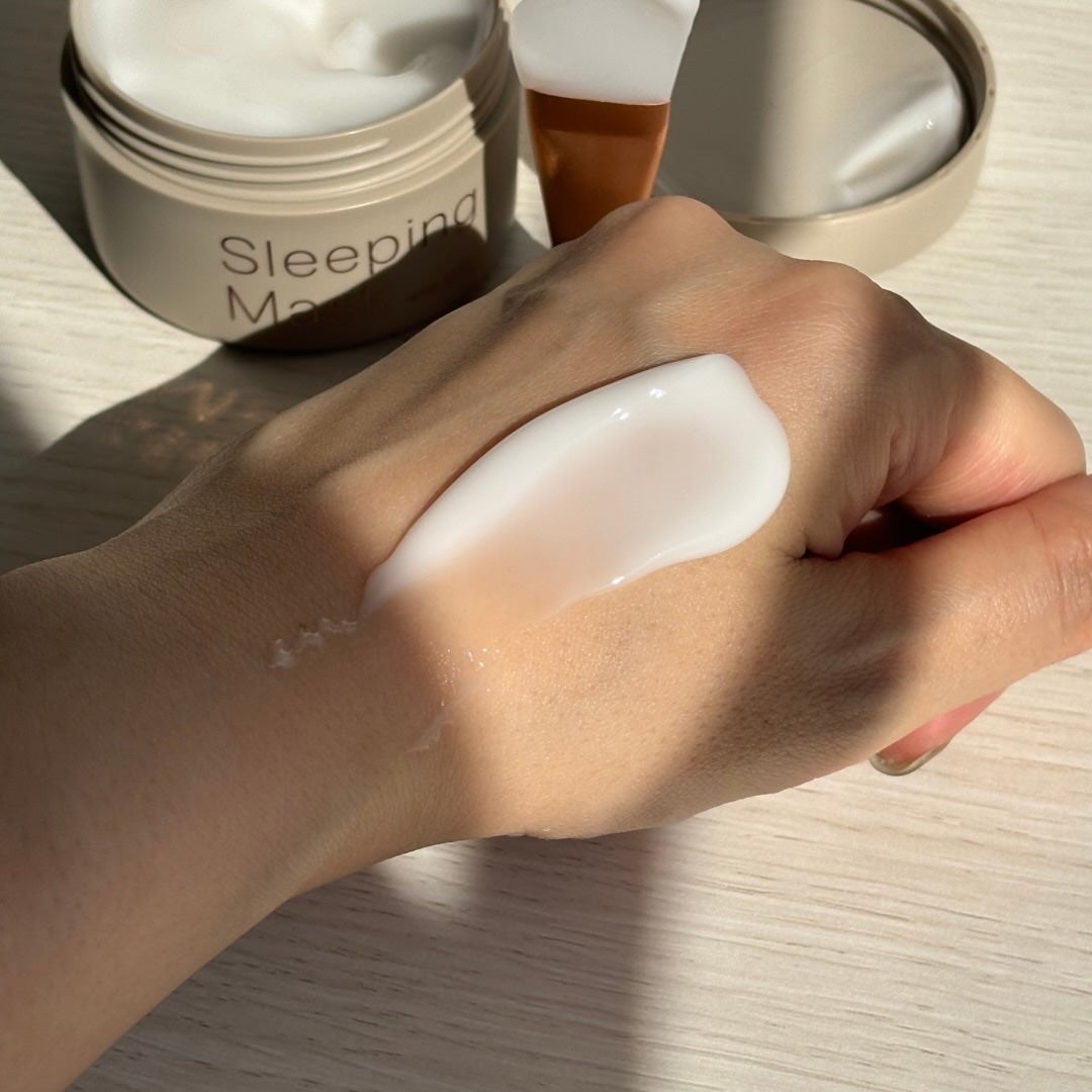 スリーピングマスク with CICA/b.glen/フェイスクリームを使ったクチコミ(3枚目)