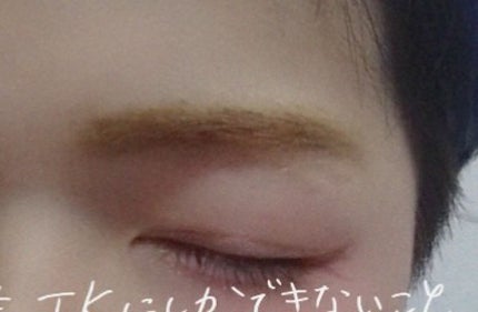 カラーリングアイブロウ/ヘビーローテーション/眉マスカラを使ったクチコミ(2枚目)