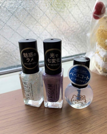 UR GLAM　COLOR NAIL SELECTION ベースコート/U R GLAM/マニキュアを使ったクチコミ（2枚目）