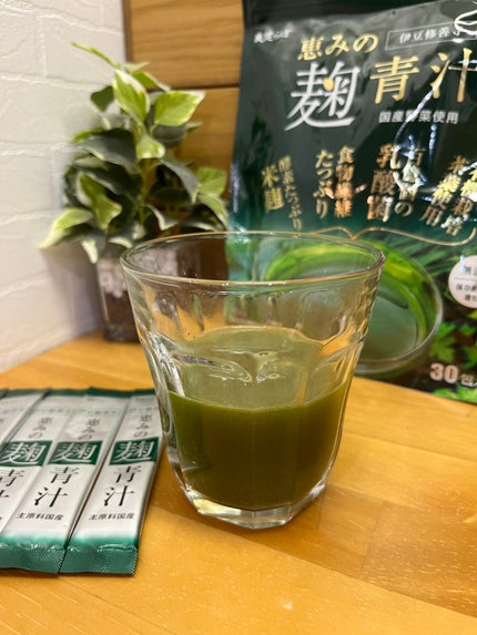 恵みの麹青汁/爽健らぼ/青汁を使ったクチコミ(1枚目)