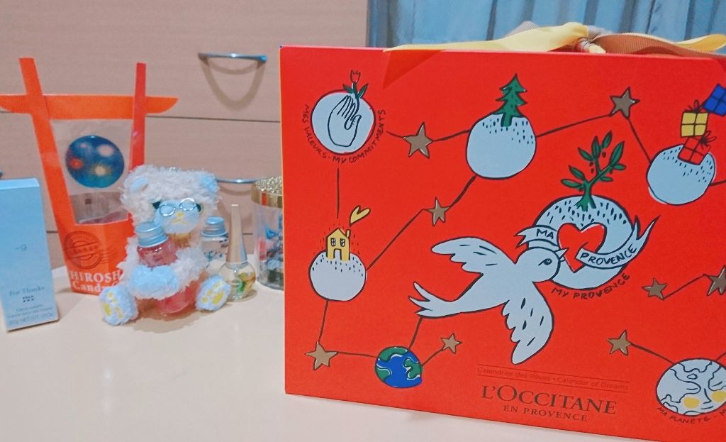 試してみた】ロクシタン アドベントカレンダー2018 / L'OCCITANEの