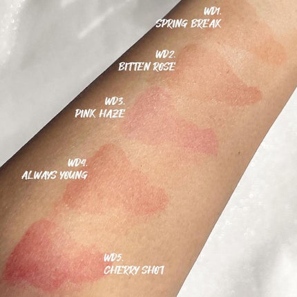 ザ ウォータリーデューティント/MERZY/リップティントを使ったクチコミ(4枚目)