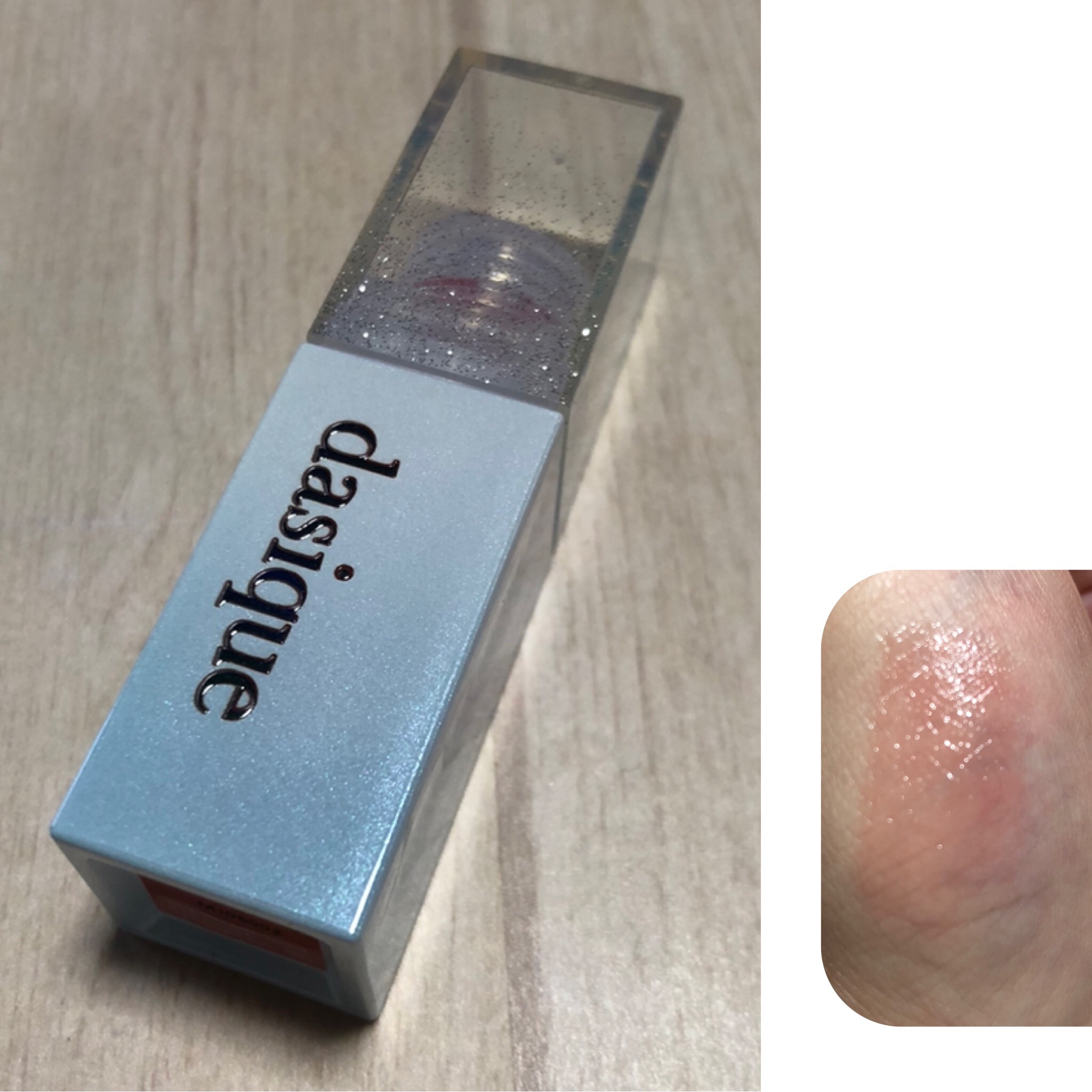 ジューシーデュイティント 18 シュガーボム/dasique/リップティントを使ったクチコミ（2枚目）