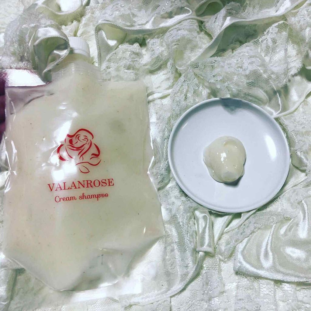 クリームシャンプー/VALANROSE/市販シャンプーを使ったクチコミ（1枚目）