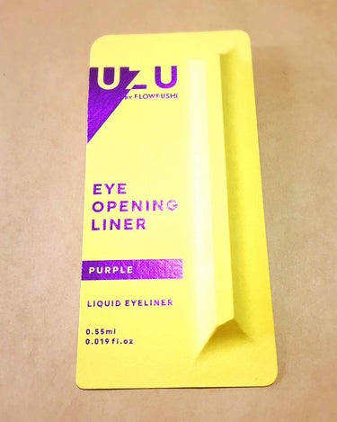 EYE OPENING LINER PURPLE/UZU BY FLOWFUSHI/リキッドアイライナーを使ったクチコミ（1枚目）