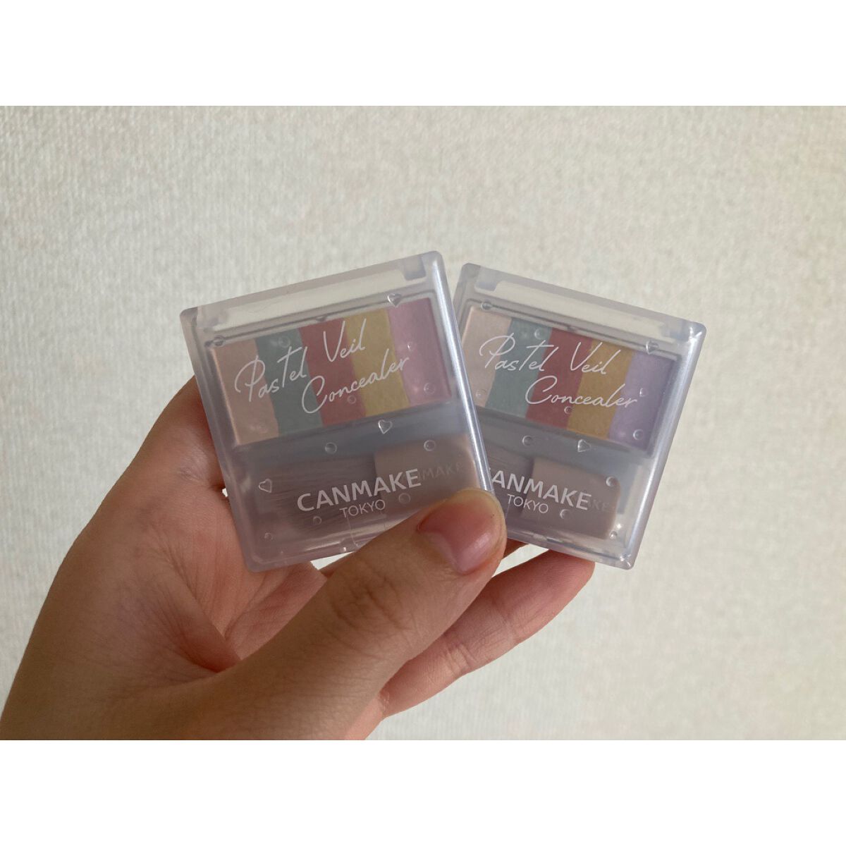 パステルヴェールコンシーラー/キャンメイク/パレットコンシーラーを使ったクチコミ(1枚目)