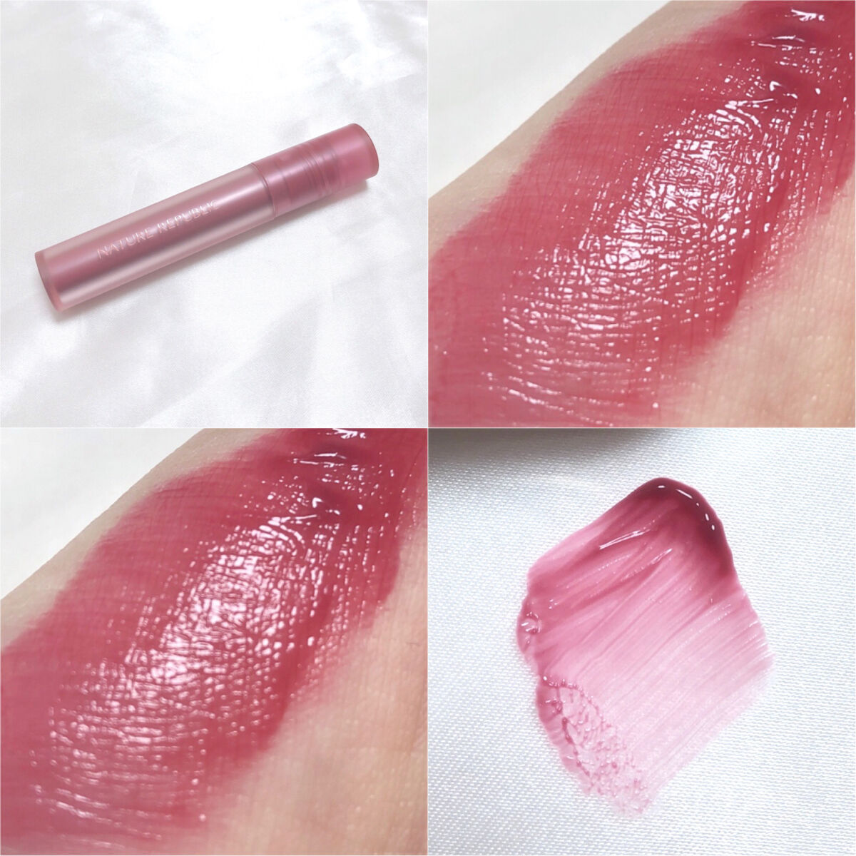 バイフラワー シェアブラーティント/ネイチャーリパブリック/リップティントを使ったクチコミ（2枚目）