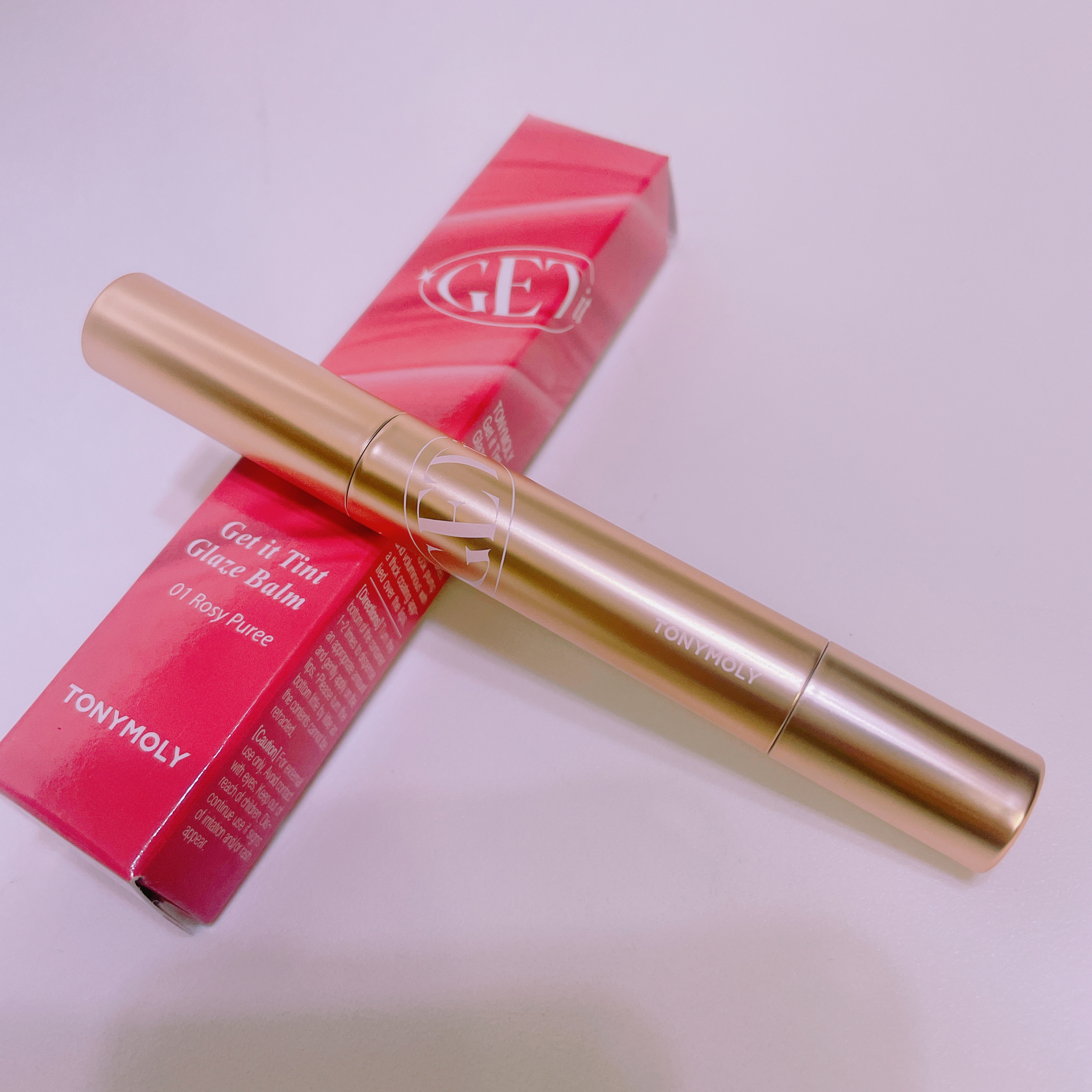 ゲットイットティントグレーズバーム/TONYMOLY/リップティントを使ったクチコミ（1枚目）