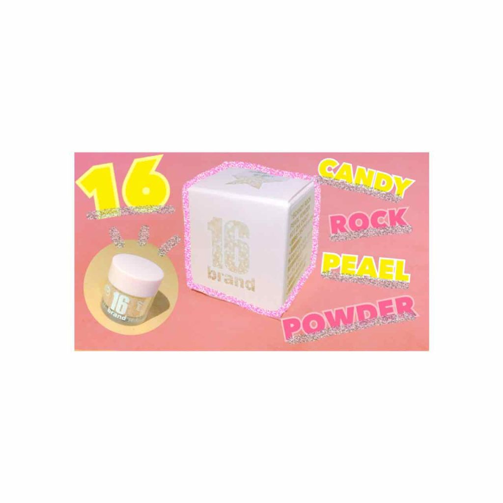 16CANDY ROCK PEAEL POWDER/16BRAND/単色アイシャドウを使ったクチコミ(1枚目)