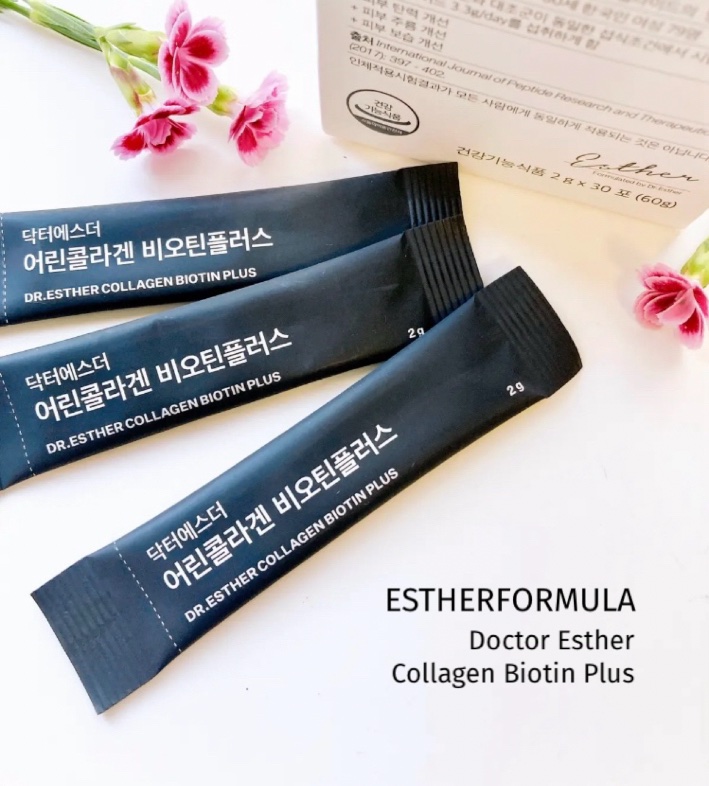ESTHER FORMULA ドクターエスター魚鱗コラーゲンビオチンプラスのクチコミ「MORE MEさまを通して
「ESTHER FORMULA」さまから
商品提供していただきまし.....」（1枚目）