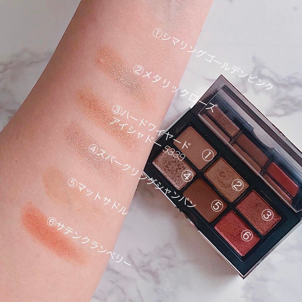 ナーズイスト ウォンテッド ミニアイシャドーパレット/NARS/アイシャドウパレットを使ったクチコミ(2枚目)