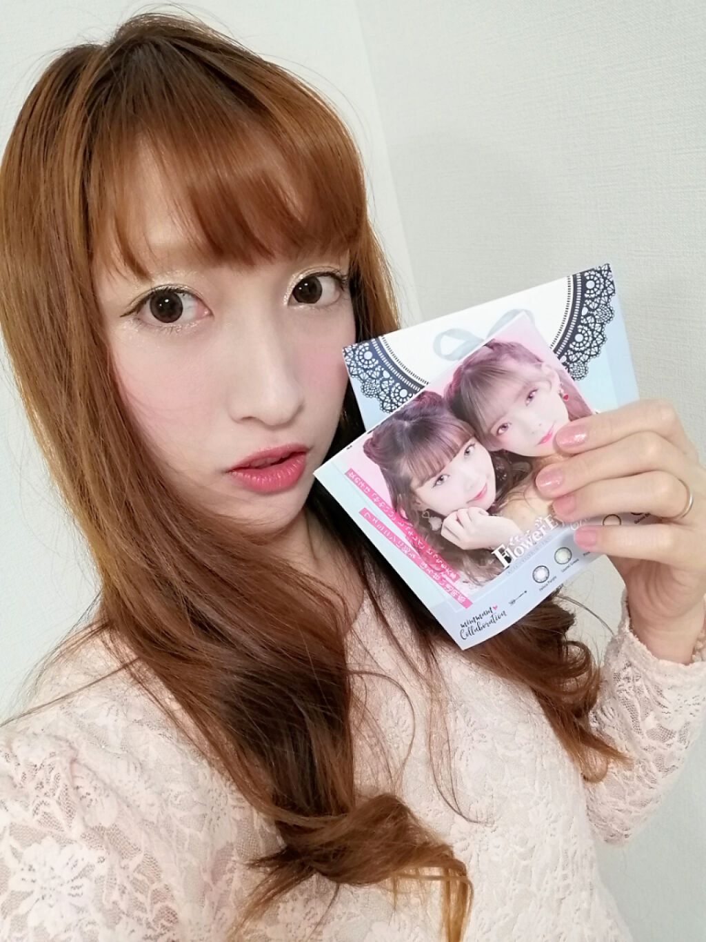 フラワーアイズ ワンデー クロッシェ/株式会社ビューフロンティア/ワンデー(1DAY)カラコンを使ったクチコミ(1枚目)