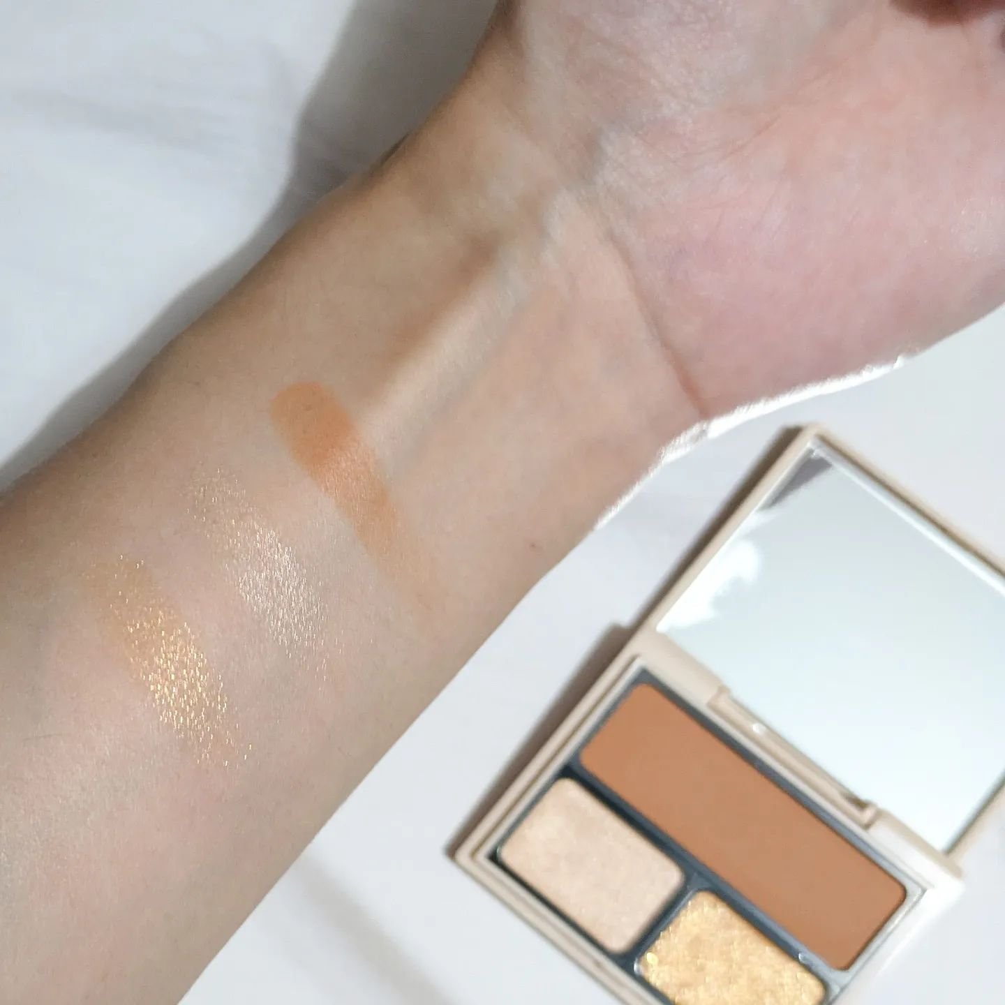 アイカラーパレット 01 アンバーモア/Upt/アイシャドウパレットを使ったクチコミ（3枚目）