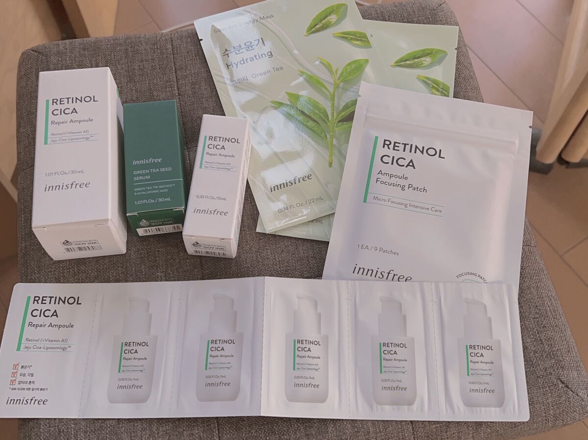 グリーンティーシード セラム N/innisfree/美容液を使ったクチコミ（2枚目）