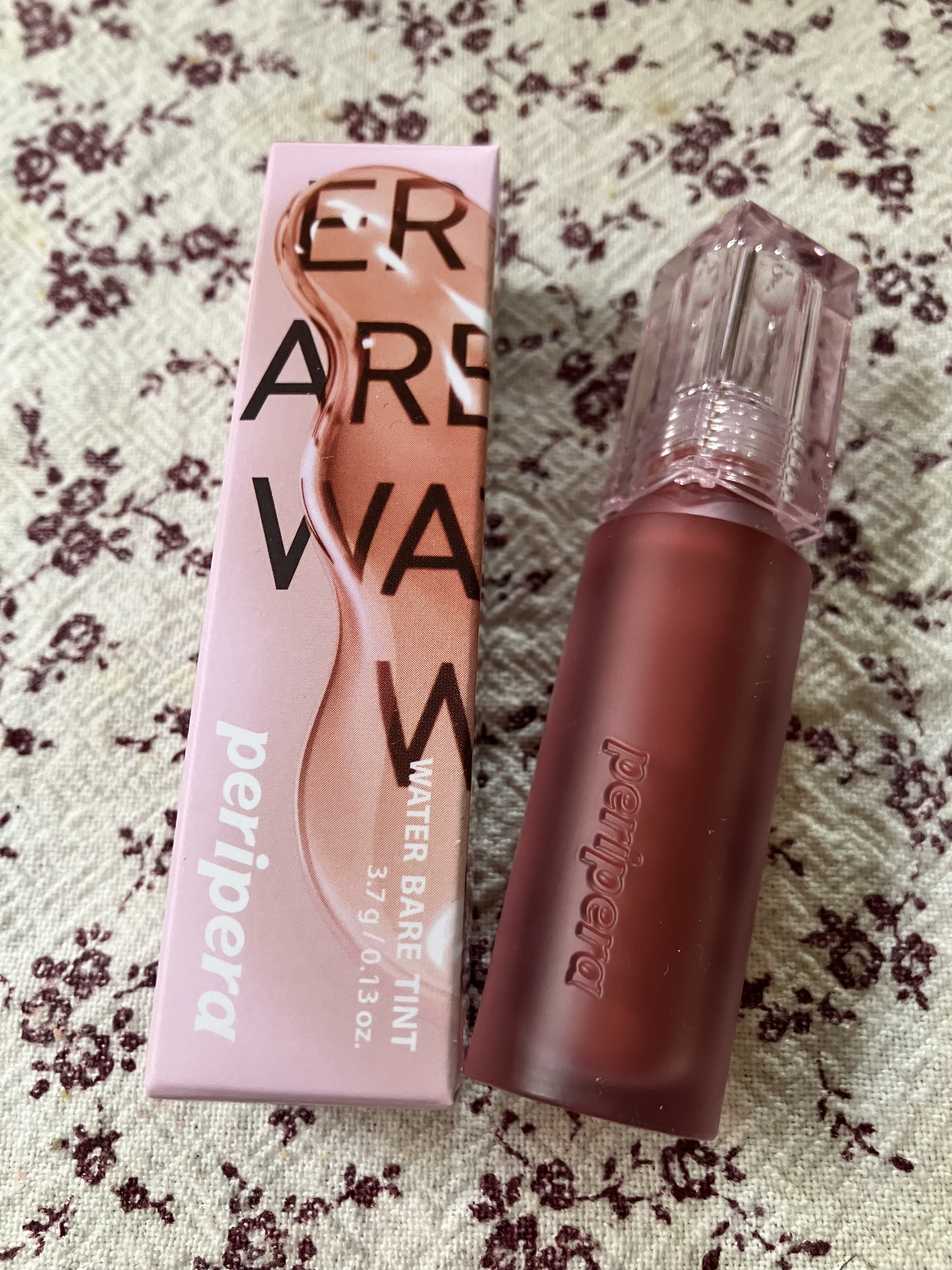 ウォーター ベアー ティント 06 ソフトリー ブラウン(SOFTLY BROWN)/PERIPERA/リップティントを使ったクチコミ（2枚目）