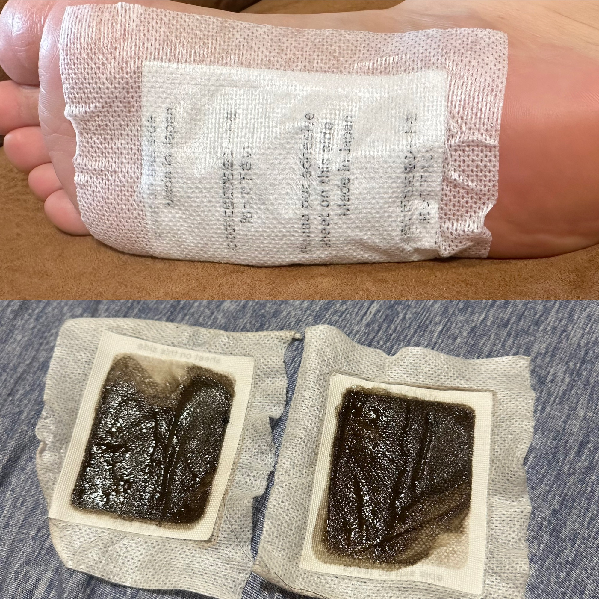 あしやすめ 足裏樹液シート/鎌倉ライフ/レッグ・フットケアを使ったクチコミ（2枚目）