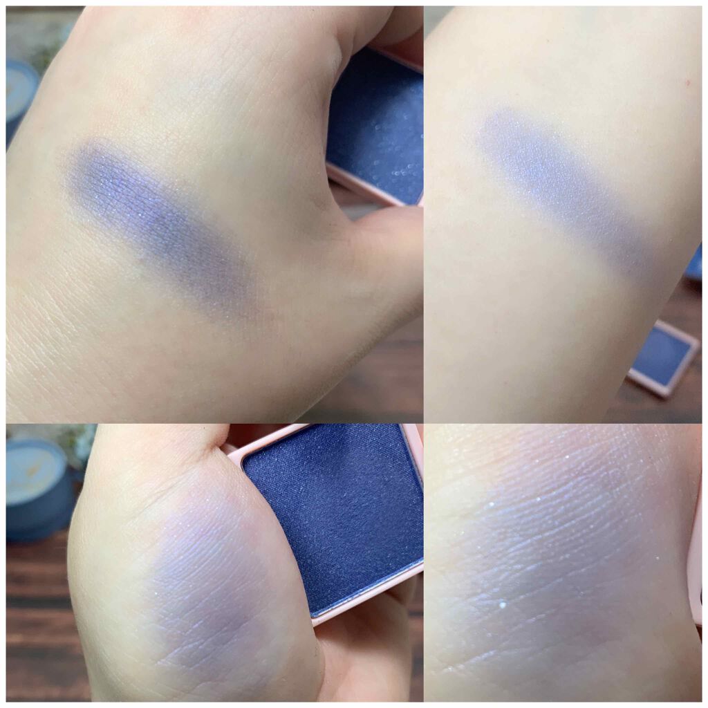 ビューティーワールド ミリコアイシャドウのクチコミ「ミリコアイシャドウ
18 Glitter blue﻿
﻿
▷◁.｡- - - - - - - .....」（3枚目）