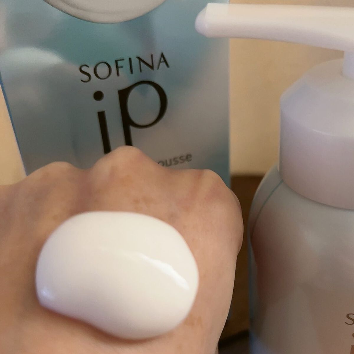 ソフィーナ iP リニュー ムース ウォッシュ/SOFINA iP/泡洗顔を使ったクチコミ（3枚目）