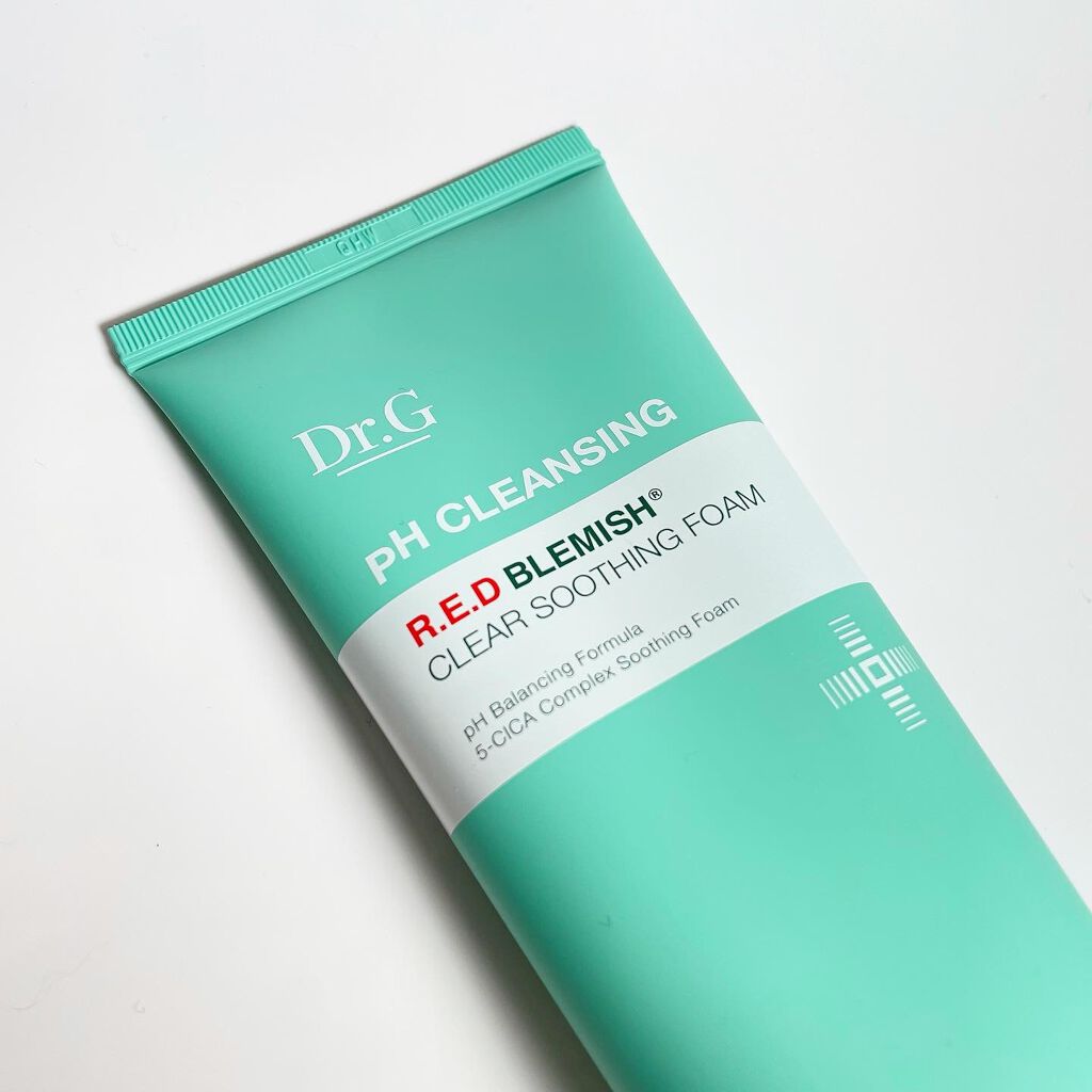弱酸性レッドブレミッシュクリアスージングフォーム/Dr.G/洗顔フォームを使ったクチコミ（2枚目）
