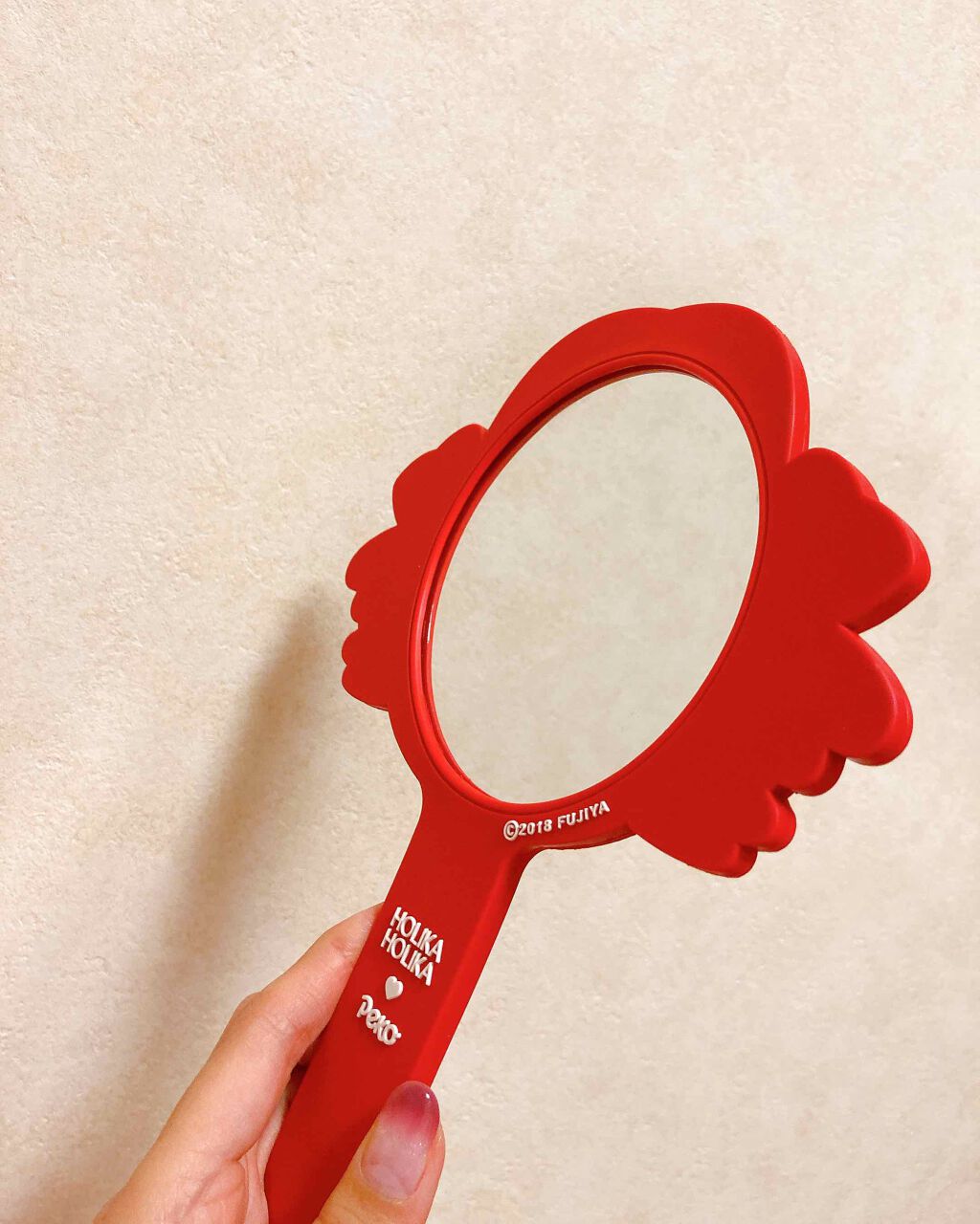 Sweet Peko Edition Peko Hand Mirror /HOLIKA HOLIKA/その他化粧小物を使ったクチコミ（2枚目）