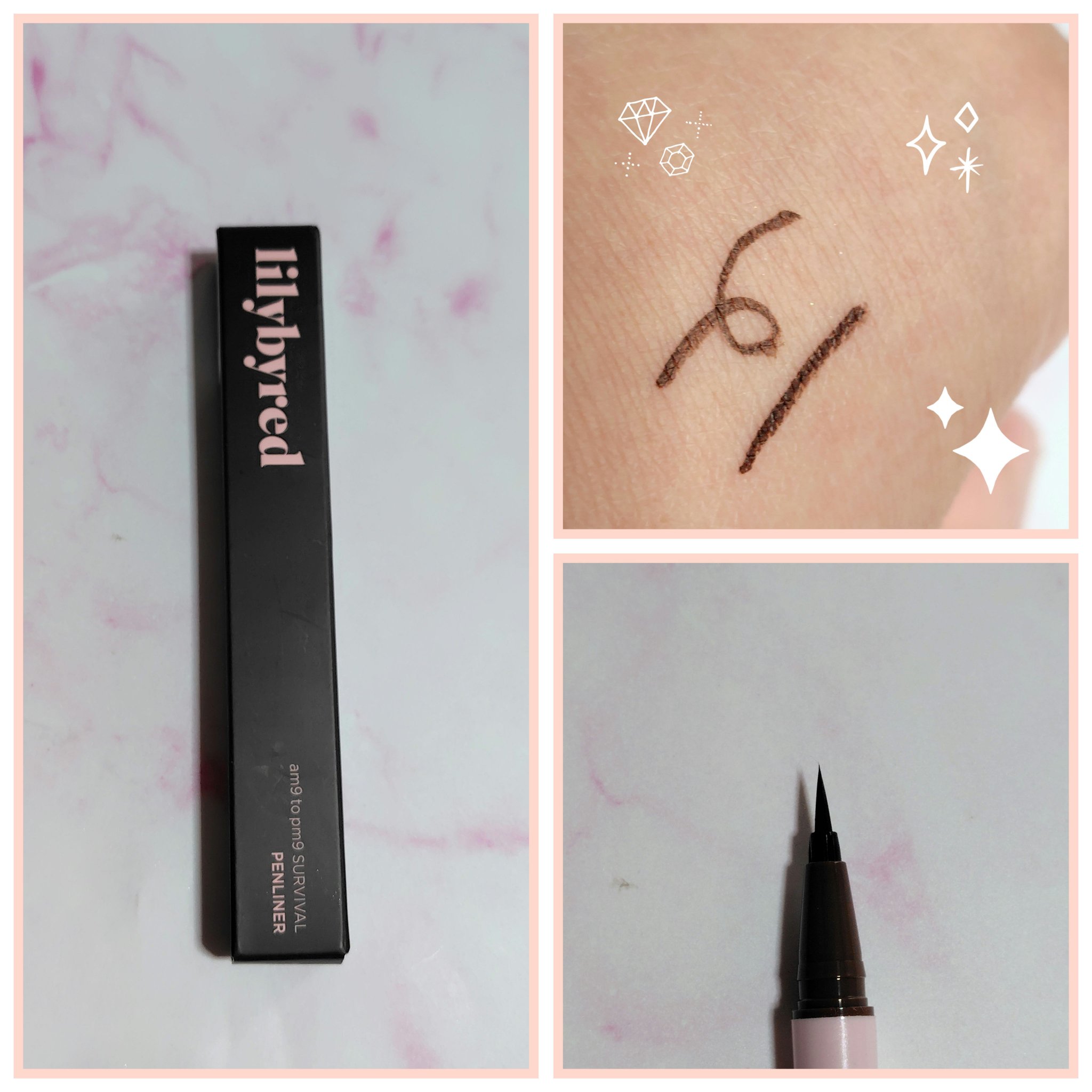 ナイントゥナインサバイバルペンライナー/lilybyred/リキッドアイライナーを使ったクチコミ（2枚目）