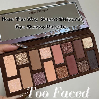 ボーンディスウェイ サンセット ストリップ アイシャドウ パレット/Too Faced/アイシャドウパレットを使ったクチコミ（1枚目）