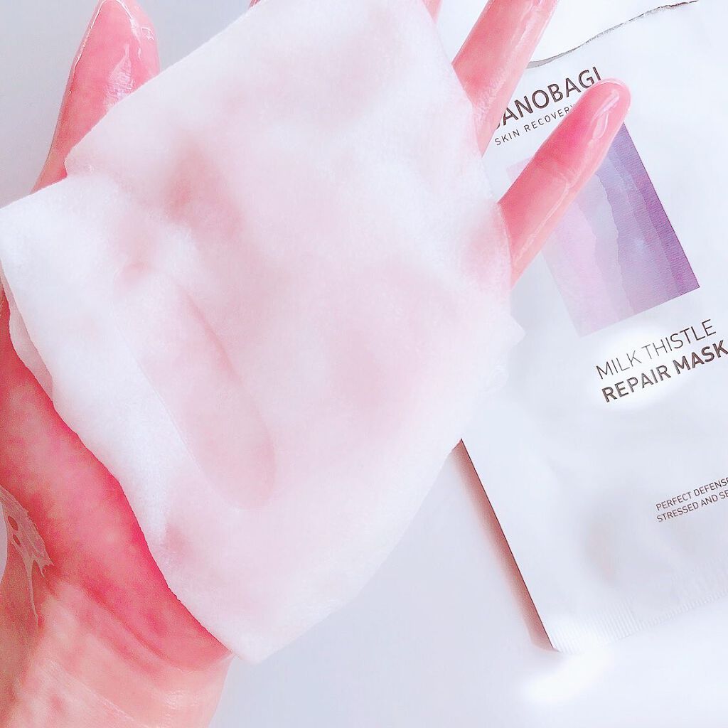 ミルクシスル リペアマスク/BANOBAGI/シートマスク・パックを使ったクチコミ(2枚目)