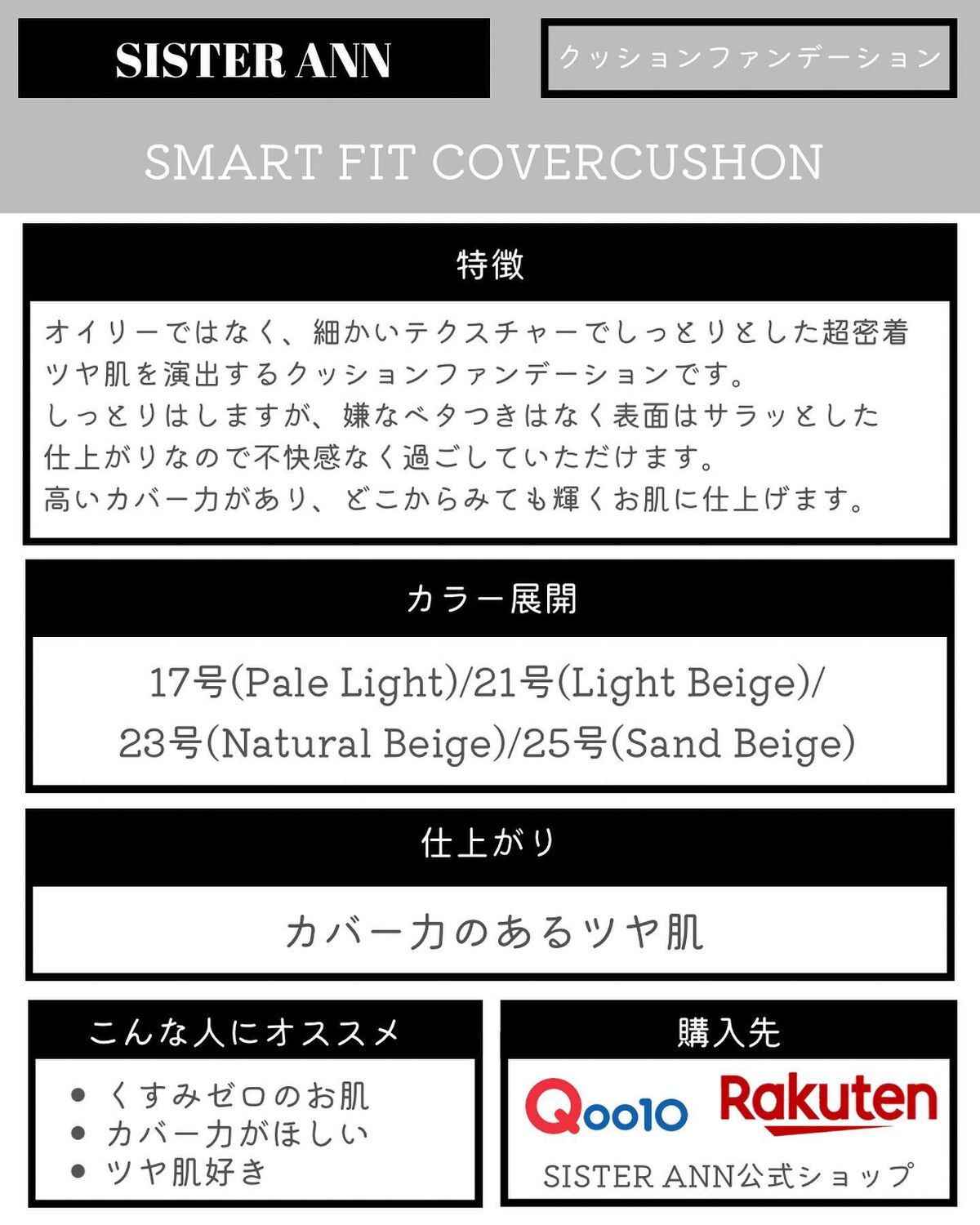 スマートフィットカバークッション/SISTER ANN/クッションファンデーションを使ったクチコミ(5枚目)
