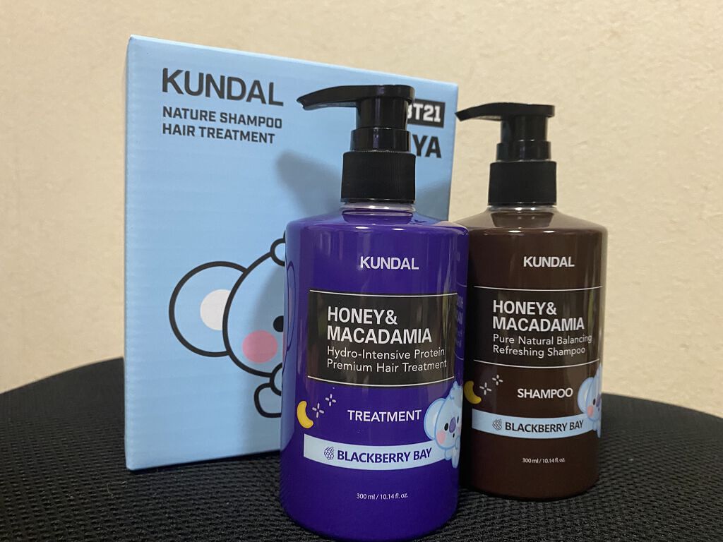 ハニー&マカデミアシャンプー／トリートメント  ブラックベリー Black berry/KUNDAL/シャンプー・コンディショナーを使ったクチコミ（1枚目）