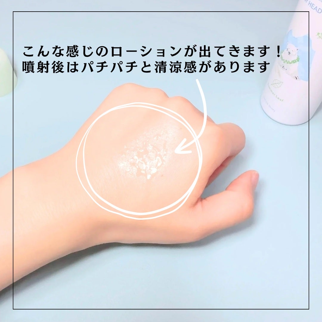ワンダーハニー フローズンヘッドジェット サマーリーフ/VECUA Honey/頭皮ローションを使ったクチコミ(4枚目)