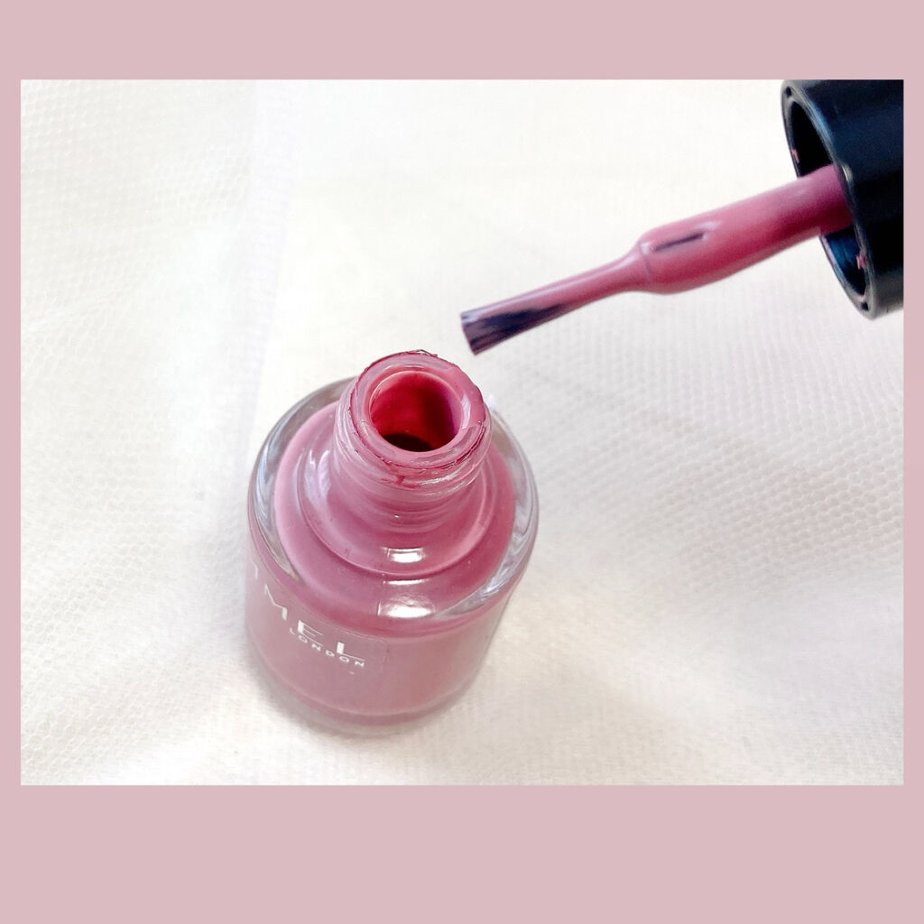 スピーディ フィニッシュ N 814 グレイッシュローズ/リンメル ロンドン/マニキュアを使ったクチコミ（2枚目）