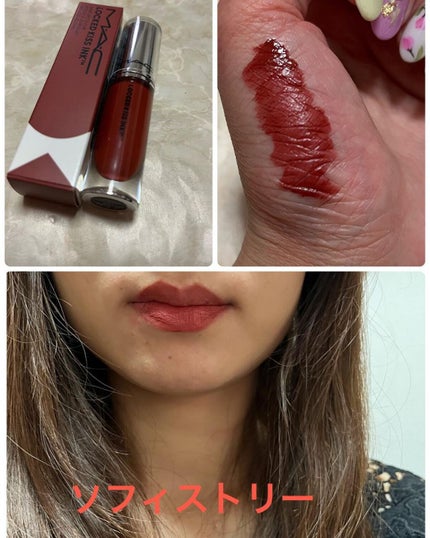 M·A·C ロックド キス インク リップカラー/M・A・C/口紅を使ったクチコミ(6枚目)