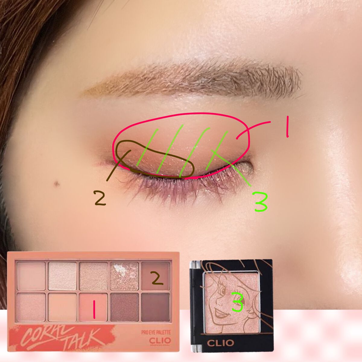 プロ シングル シャドウ G16 CANDY TOPPING＜アリエル＞/CLIO/単色アイシャドウを使ったクチコミ（2枚目）