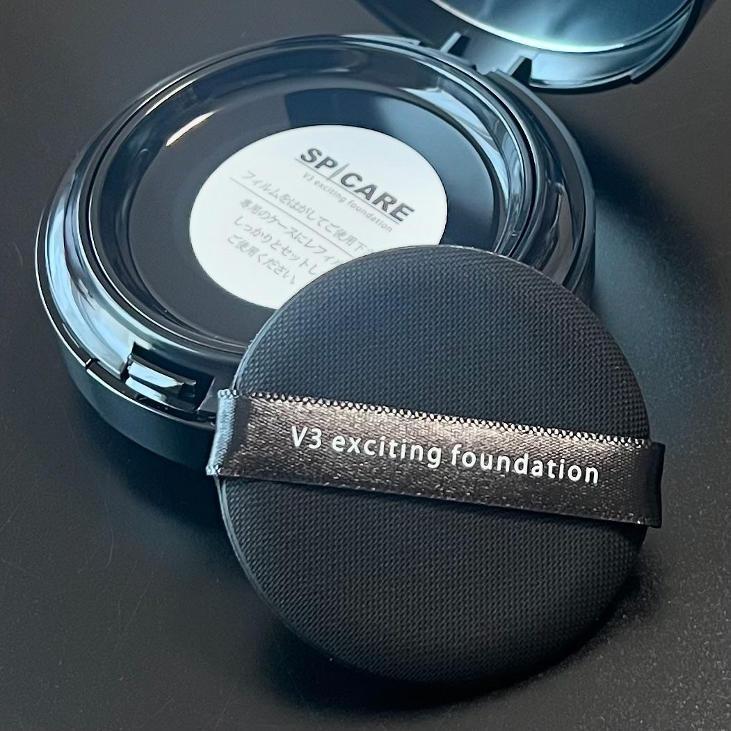 V3 エキサイティングファンデーション/SPICARE/クッションファンデーションを使ったクチコミ(4枚目)