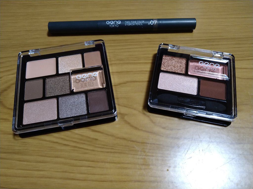 GENE TOKYO ムードアイシャドウパレット/DAISO/アイシャドウパレットを使ったクチコミ(1枚目)