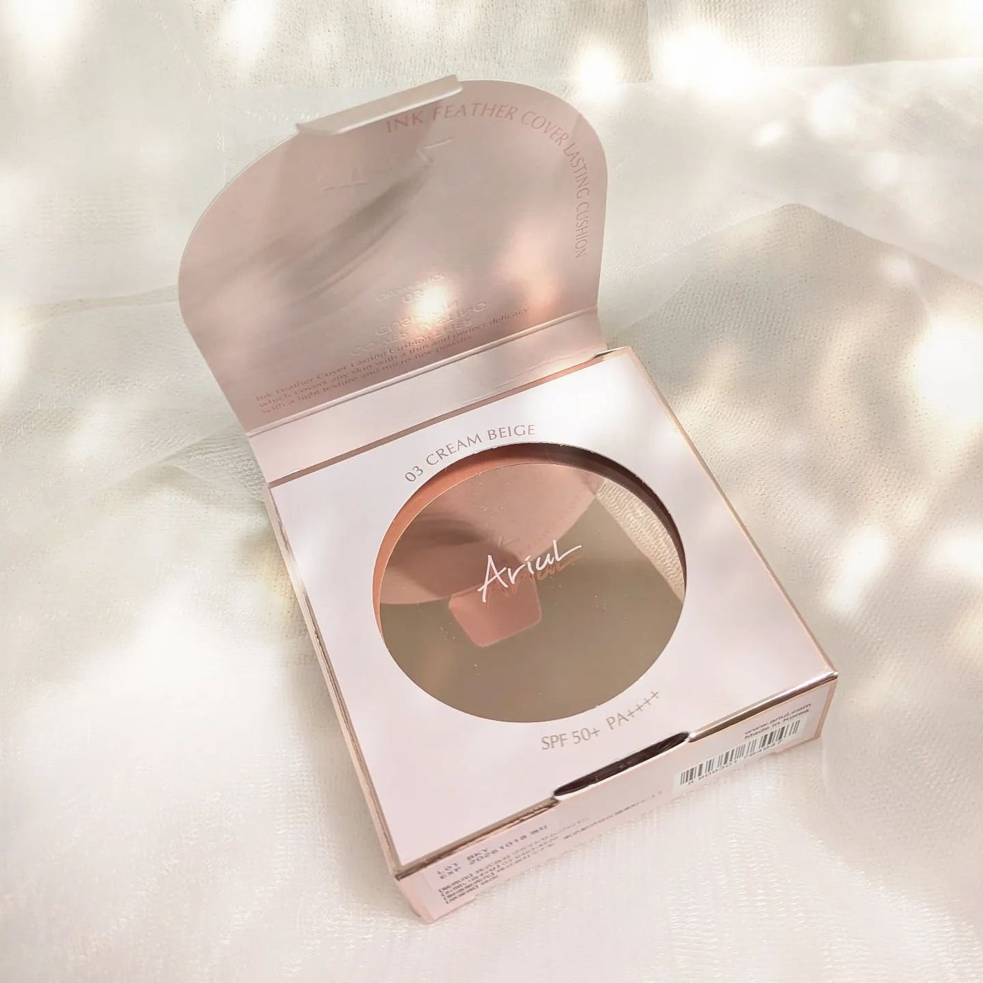 アリウル インクフェザーカバーラスティングクッション/Ariul/クッションファンデーションを使ったクチコミ(2枚目)