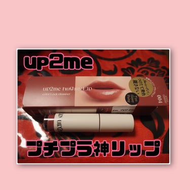 アップトゥーミー　ハグマイリップ　カラーロックプランパー/up2me/リップグロスを使ったクチコミ（1枚目）